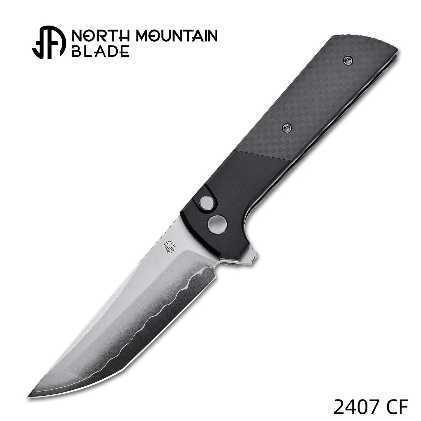 North Mountain Blade 2407-CF folding knife front view image