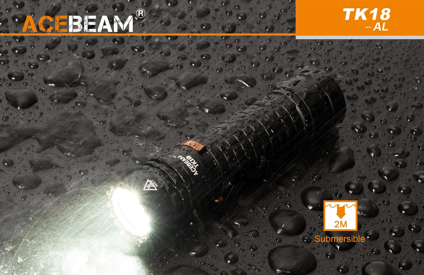 Acebeam TK18 1900 Lumen Flashlight 3 x OSRAM LEDs