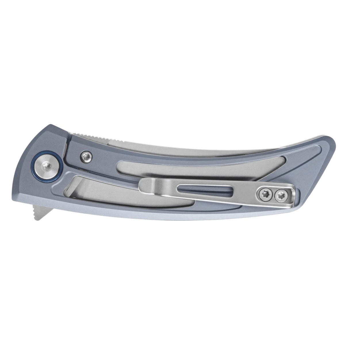 SRM Unicorn 7415-TE Folding Knife 2.76in 154CM Blade Titanium Handles