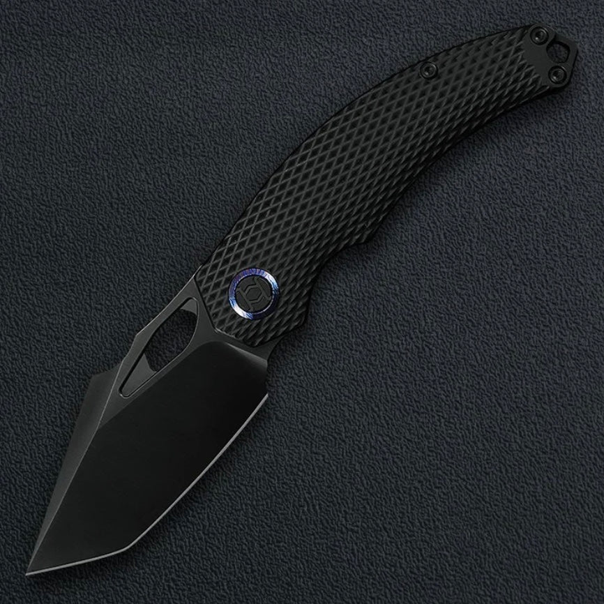 Kunwu Poon Padre K706TO-T4, 3.35″ DLC S90V Blade, TC4 Titanium Handle, Frame Lock