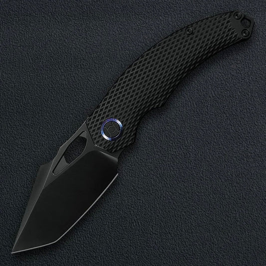 Kunwu Poon Padre K706TO-T4, 3.35″ DLC S90V Blade, TC4 Titanium Handle, Frame Lock