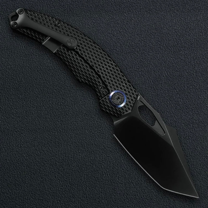 Kunwu Poon Padre K706TO-T4, 3.35″ DLC S90V Blade, TC4 Titanium Handle, Frame Lock, view 2
