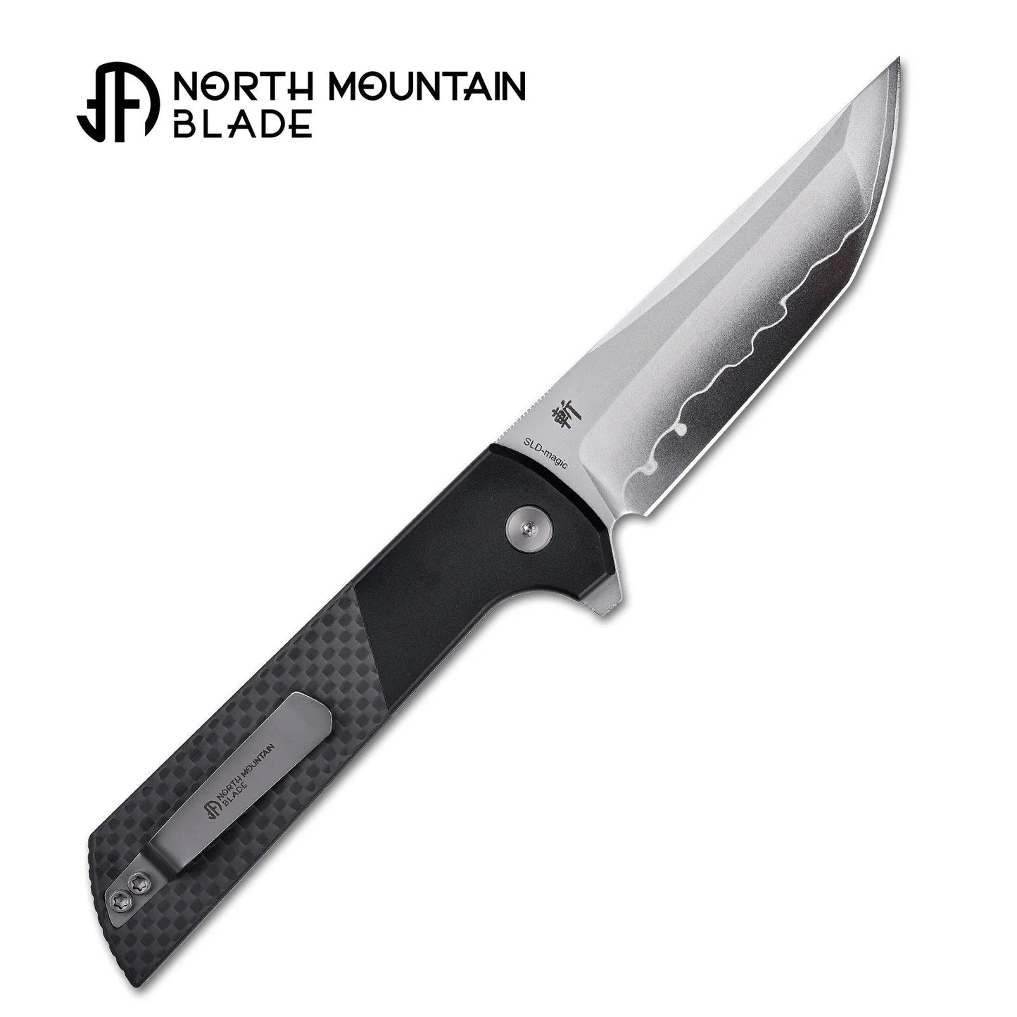 North Mountain Blade 2407-CF folding knife detail view image 2