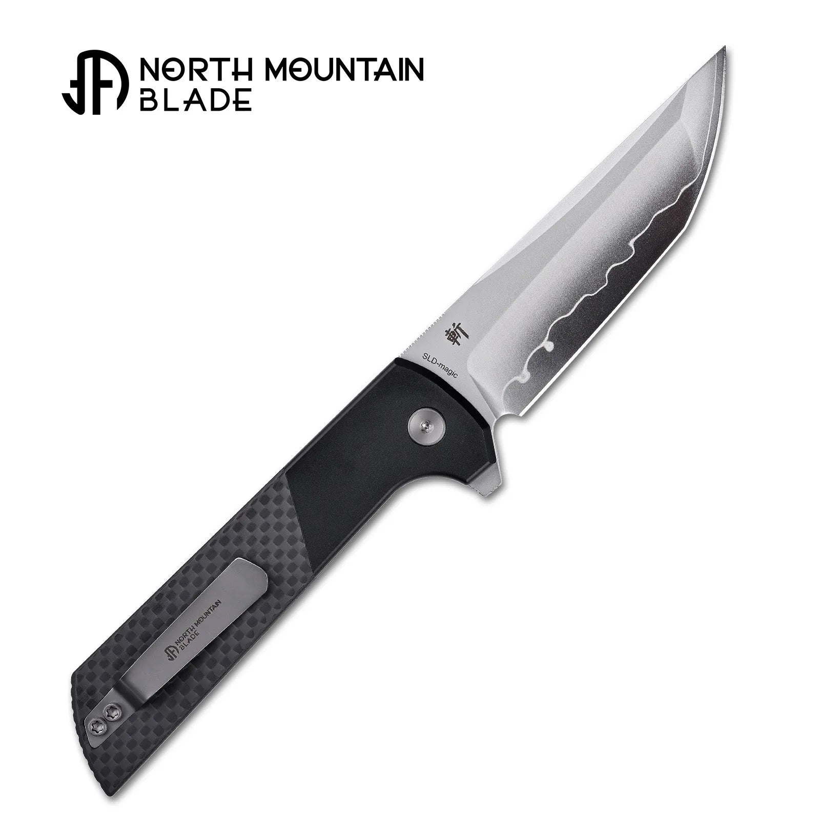 North Mountain Blade 2407-CF folding knife detail view image 2
