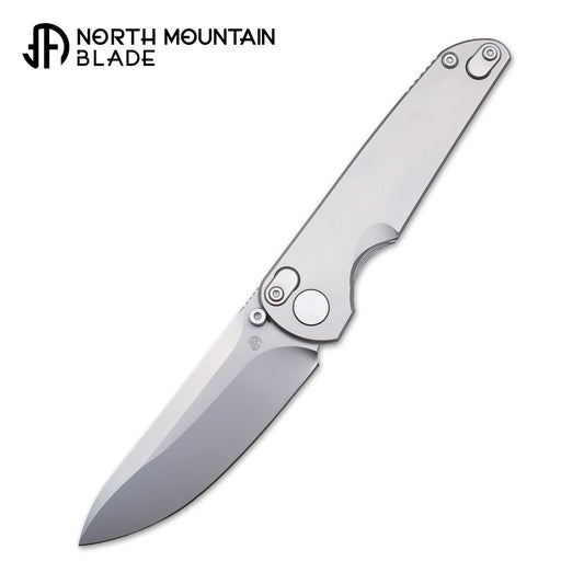 North Mountain Blade Element – 4" M390 Titanium Folding Knife