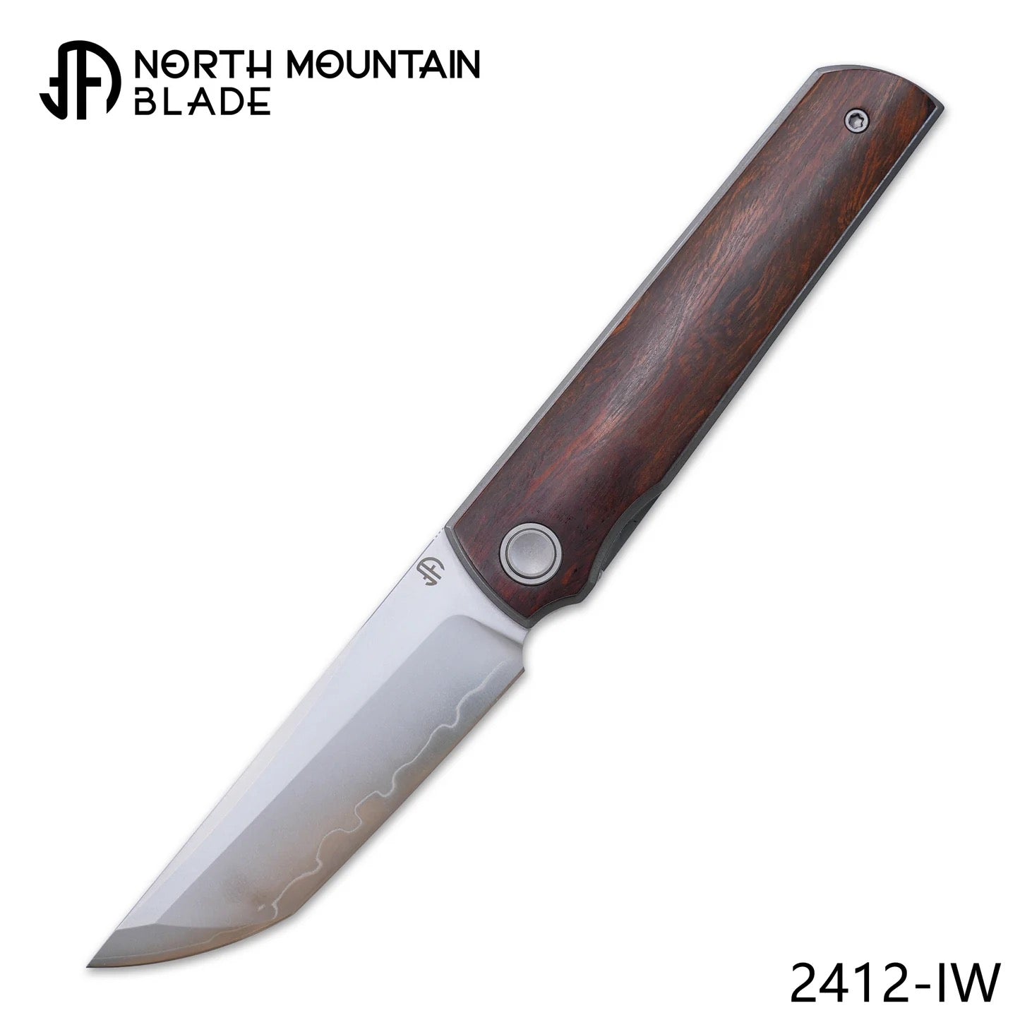 North Mountain Blade Chop 4 2412-IW SLD-Magic Tanto Blade Iron Wood Handle
