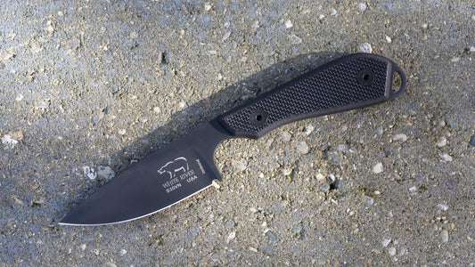 White River M1 Pro Fixed Blade Knife 3in PVD Coated S35VN Steel Black Textured G10 Handles