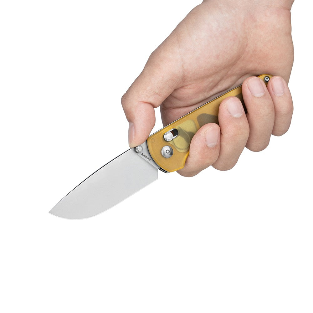 Olight Rubato 4 Rail Lock / Cross Bar Lock CPM-S35VN Blade PEI Handles
