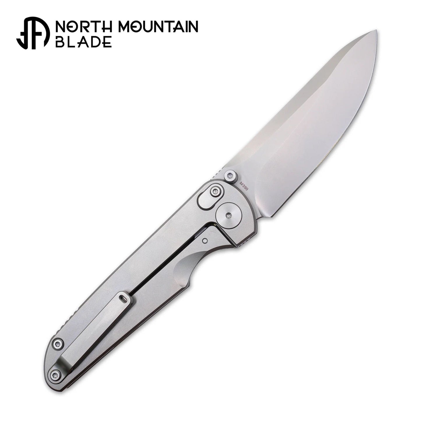 North Mountain Blade Element – 4" M390 Titanium Folding Knife
