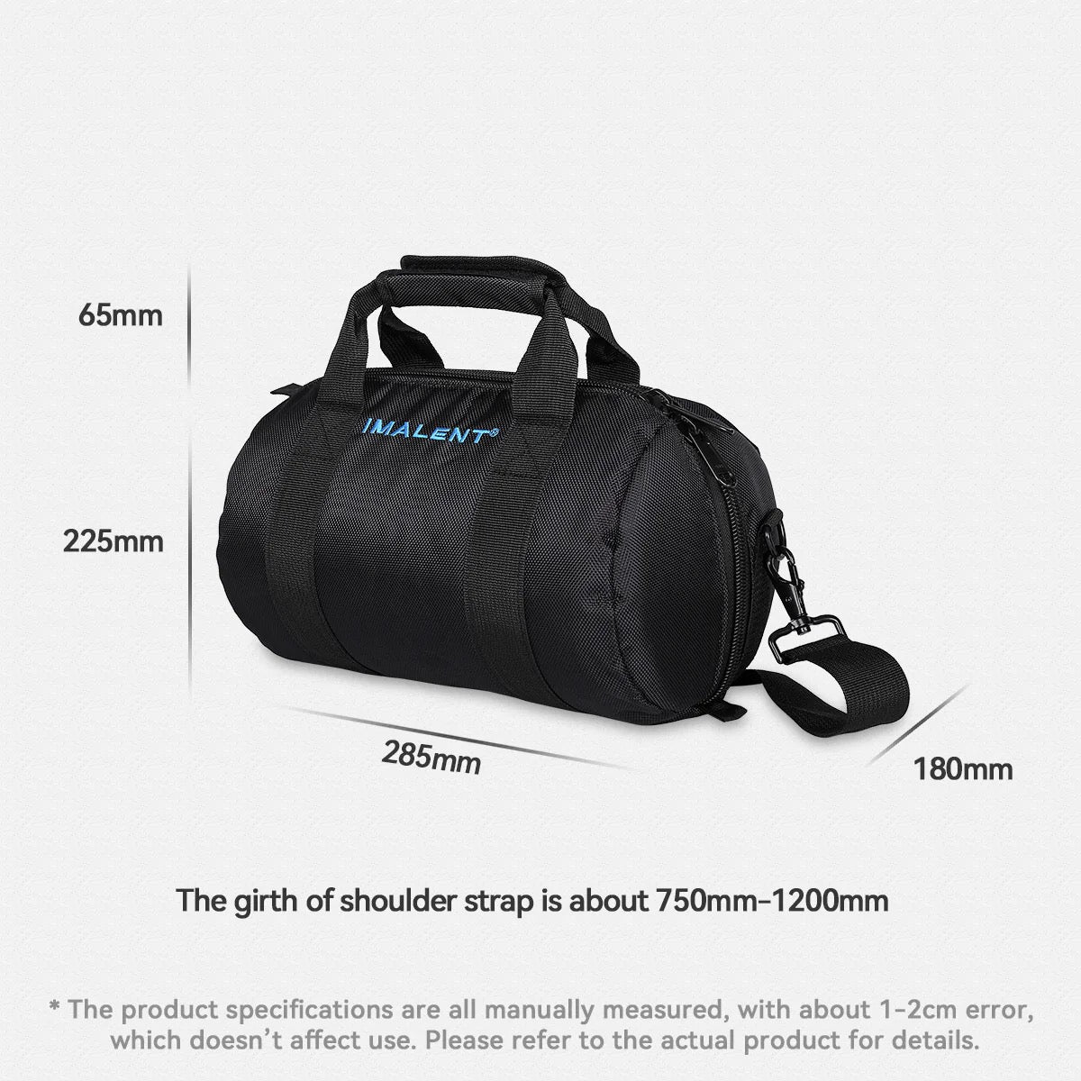 Imalent Flashlight Carry Bag detail view – Imalent flashlight transport case