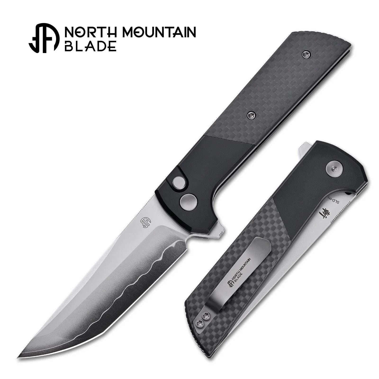 North Mountain Blade 2407-CF folding knife detail view image 4
