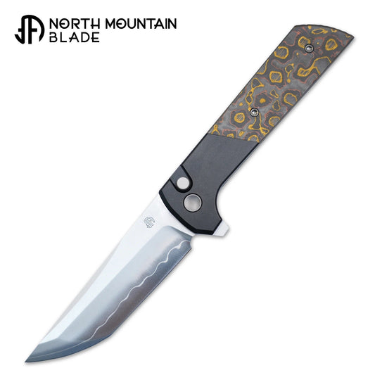 North Mountain Blade 2407-CCFDM front view folding knife