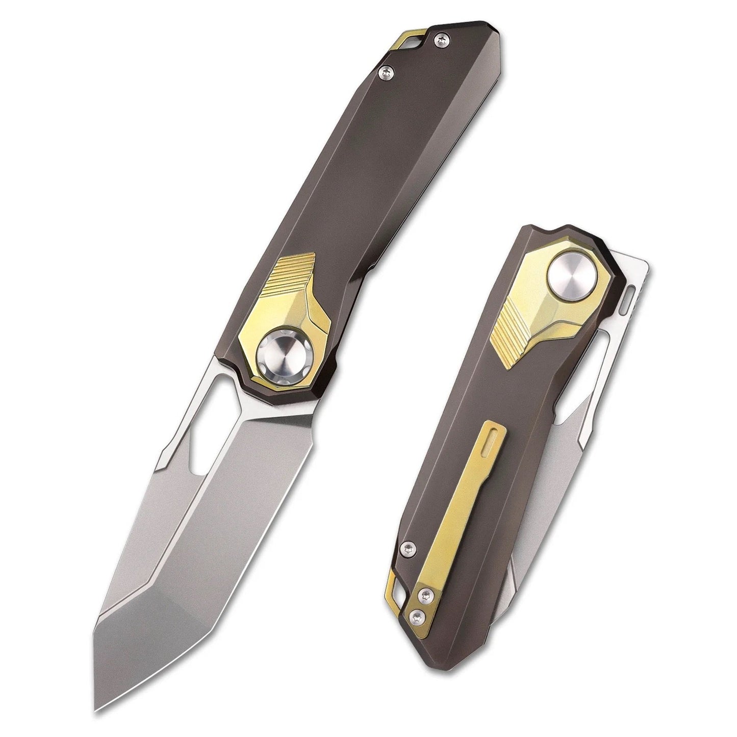 Remette RT-Peregrine Falcon 3.15in M390 Steel Titanium Handles RTT1-BX