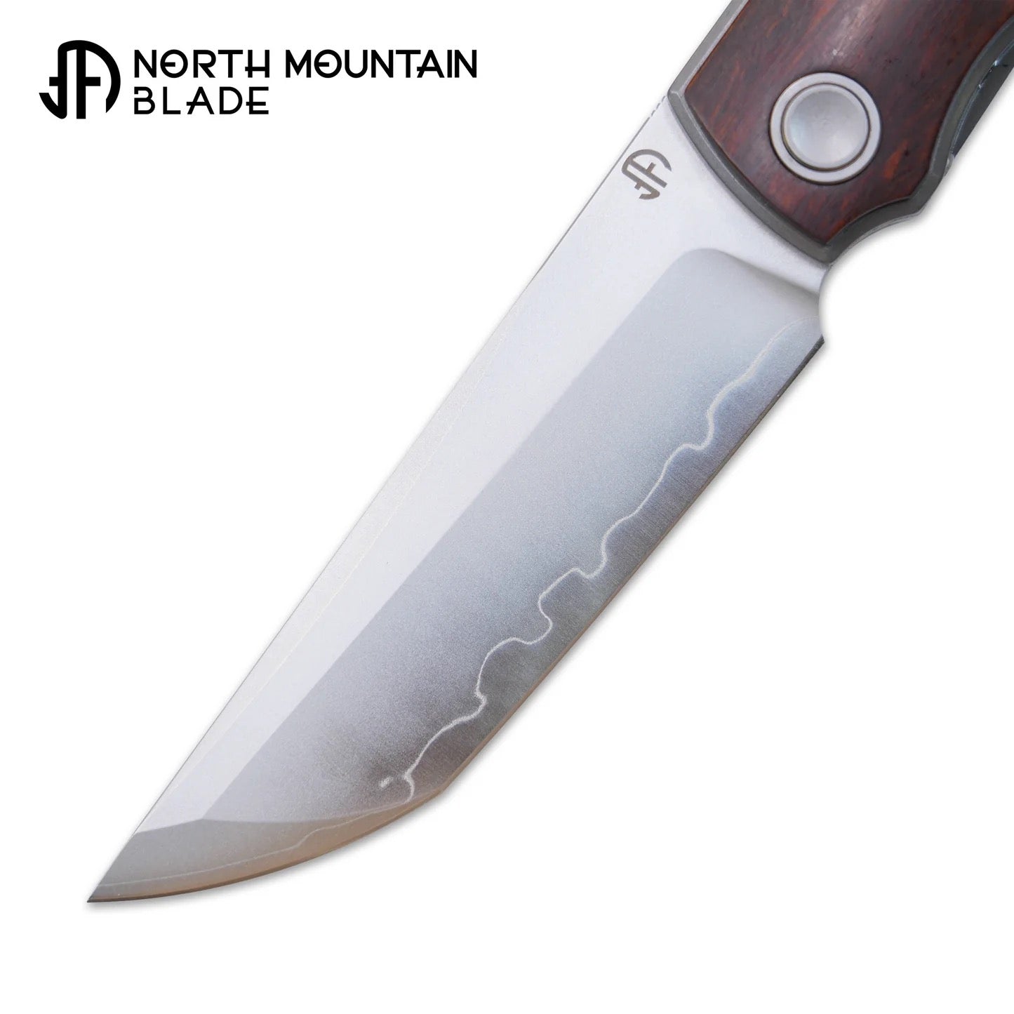 North Mountain Blade Chop 4 2412-IW SLD-Magic Tanto Blade Iron Wood Handle