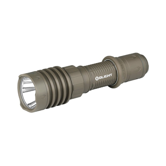 Olight Warrior X 4 2600 Lumen Tactical USB-C Rechargeable Flashlight Holster Included - Flat Dark Earth