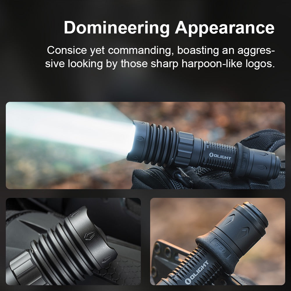 Olight Warrior X 4 2600 Lumen Tactical USB-C Rechargeable Flashlight Holster Included - Flat Dark Earth