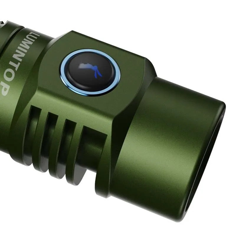 Lumintop Thor Mini Aluminum 250 Lumen LEP EDC Flashlight - Black / Green