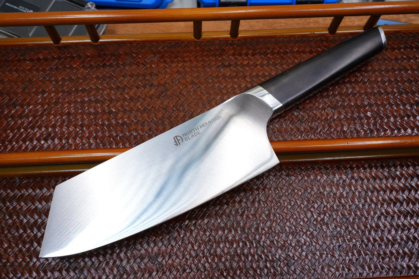North Mountain Blade 8-Inch Precision Slicing Knife – German DIN 1.4116 Stainless Steel Blade Premium Solid Wood Handle