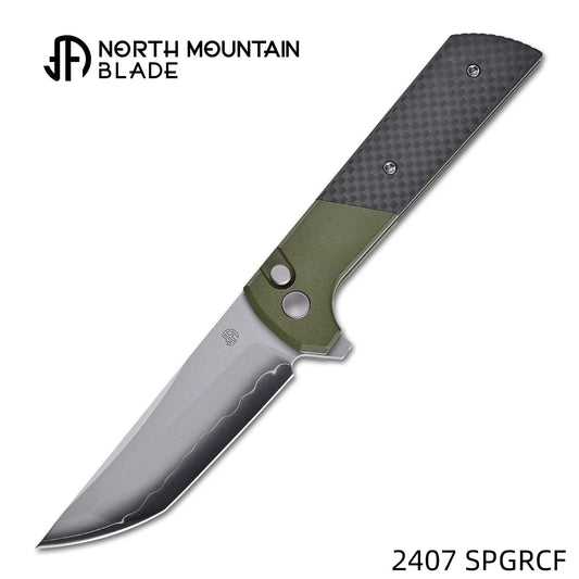North Mountain Blade 2407-SPGRCF folding knife front view image