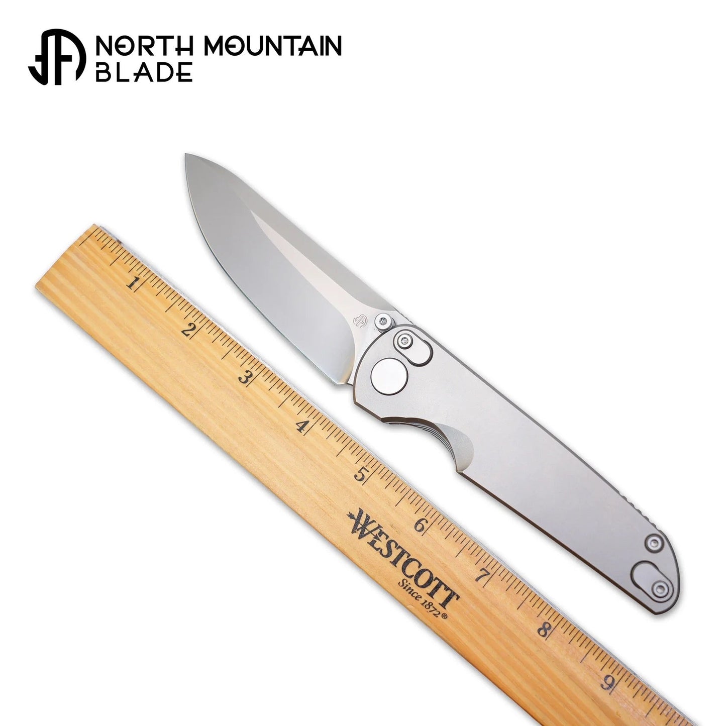 North Mountain Blade Element – 4" M390 Titanium Folding Knife