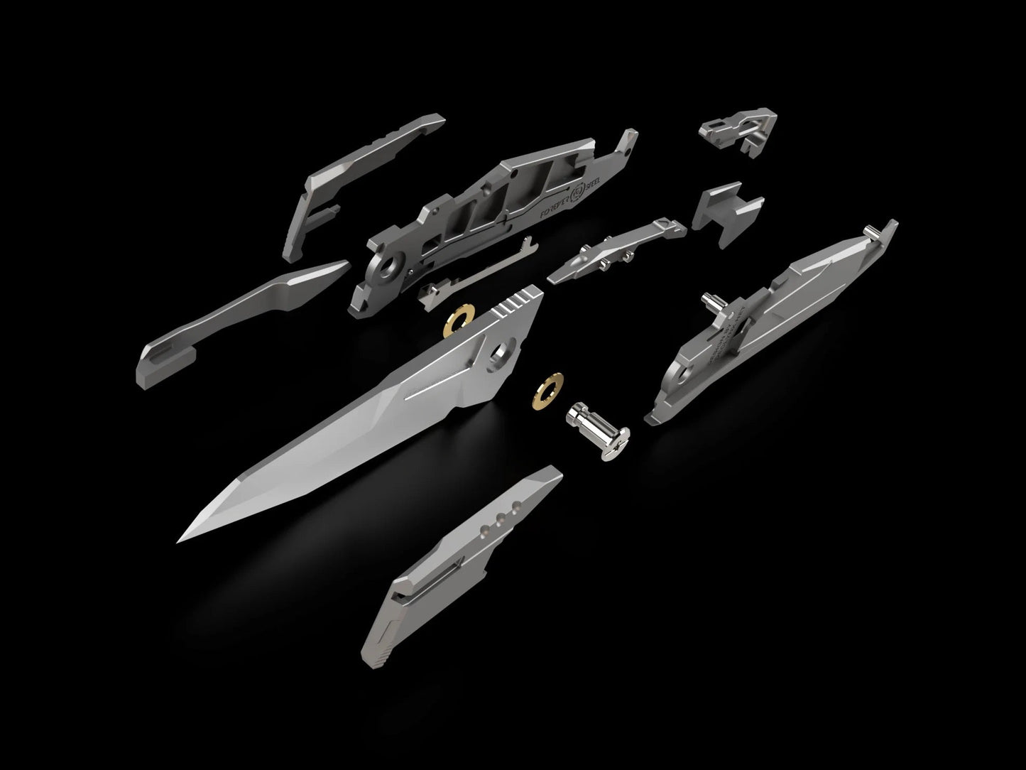 FS EDC Rebelship Hidden Quick-Release Structure