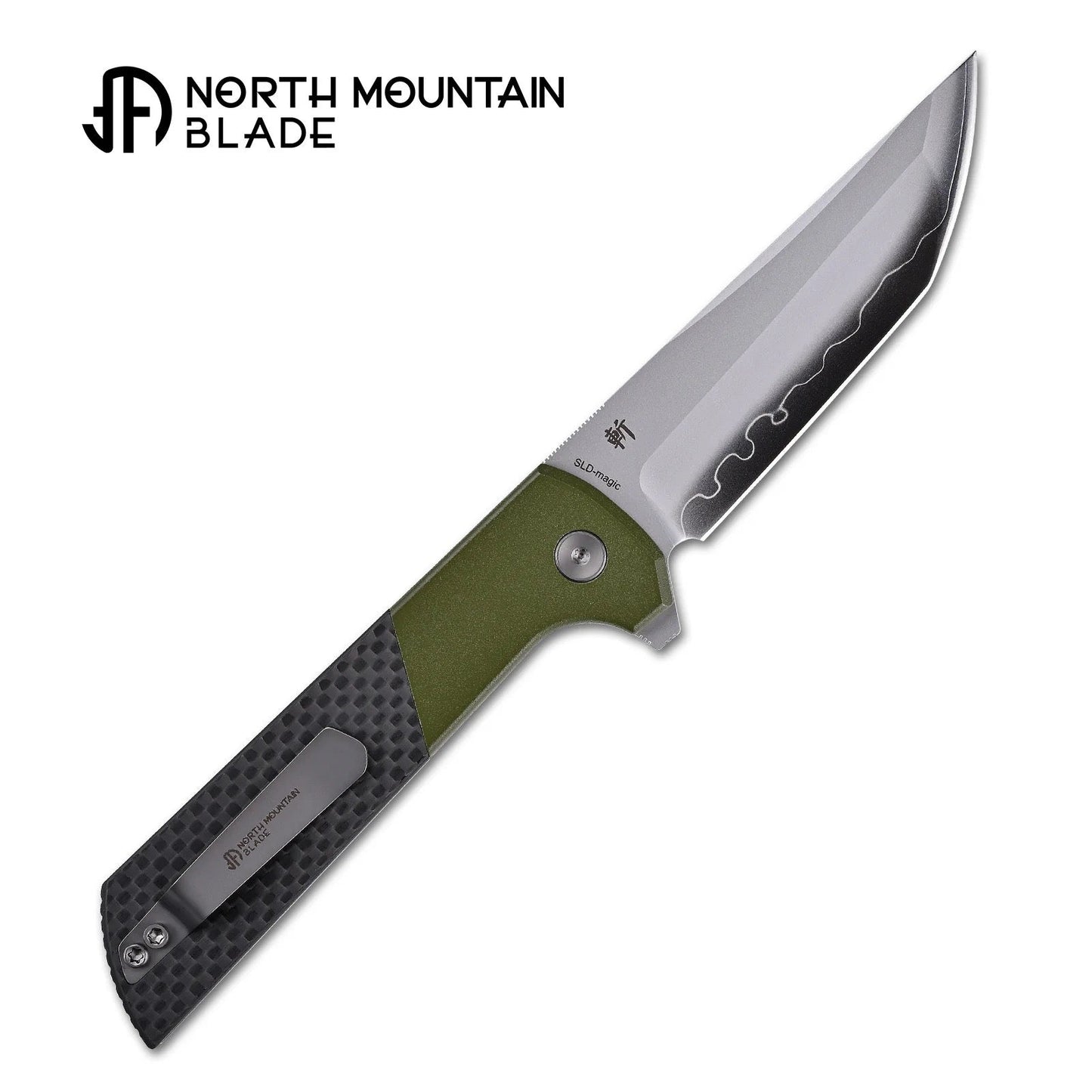North Mountain Blade 2407-SPGRCF folding knife detail view image 2