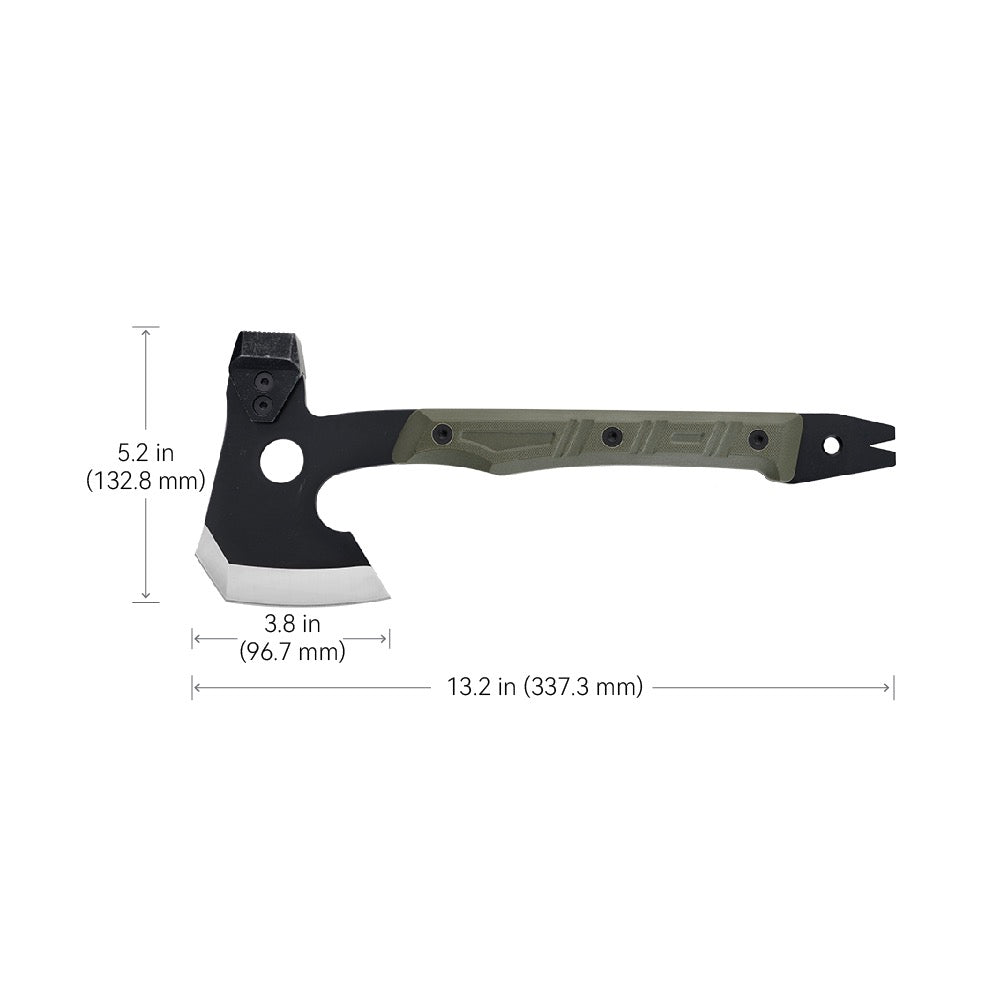 Olight Otacle A1 Multifunctional Hatchet / Axe - OD Green/ Desert Tan / Orange