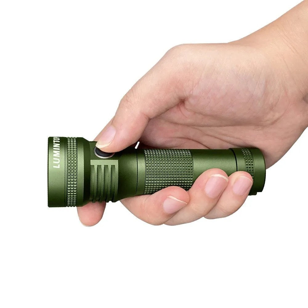 Lumintop D2 1000 Lumen USB-C Rechargeable LED Flashlight 1 * Osram LED - Black / Green