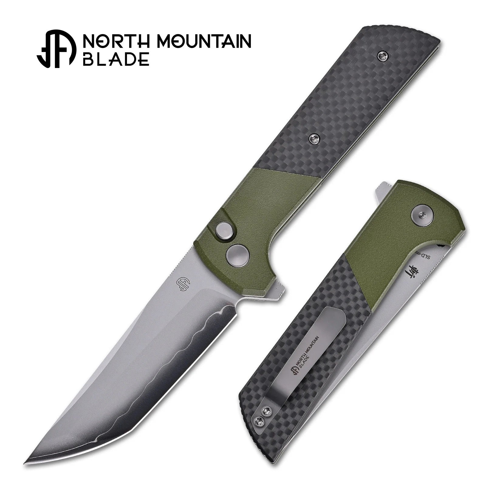 North Mountain Blade 2407-SPGRCF folding knife detail view image 4