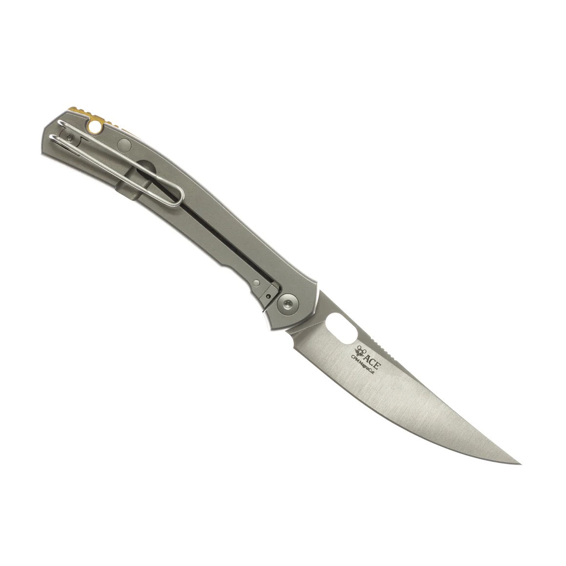 Giant Mouse ACE Bleeker Carbon Fiber / Titanium Handles 3.26in Magnacut Blade