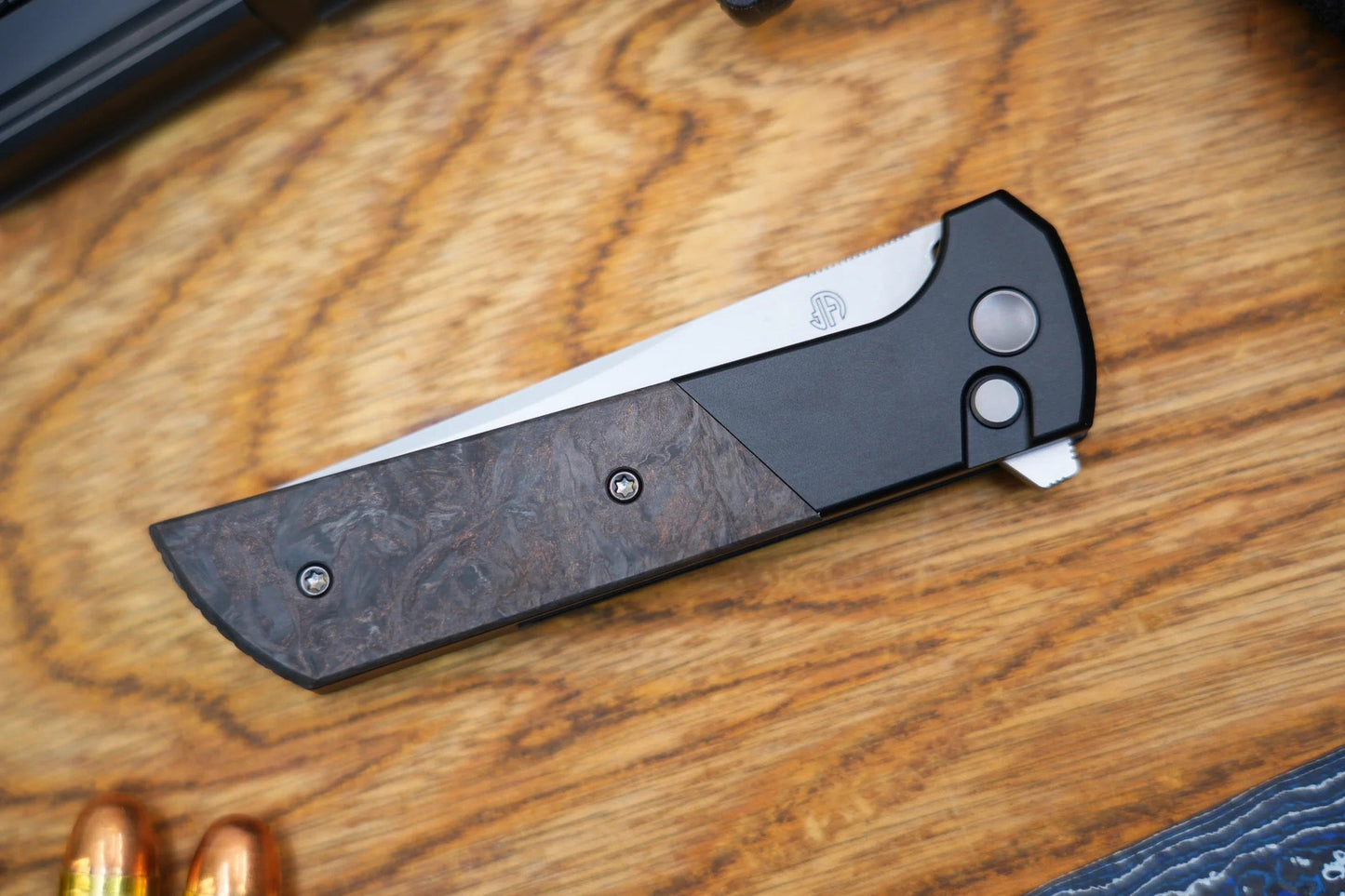 North Mountain Chop2 2407-Nebula 3.5in SLD-Magic Steel Aluminum Alloy Nebula Carbon Fiber Handle