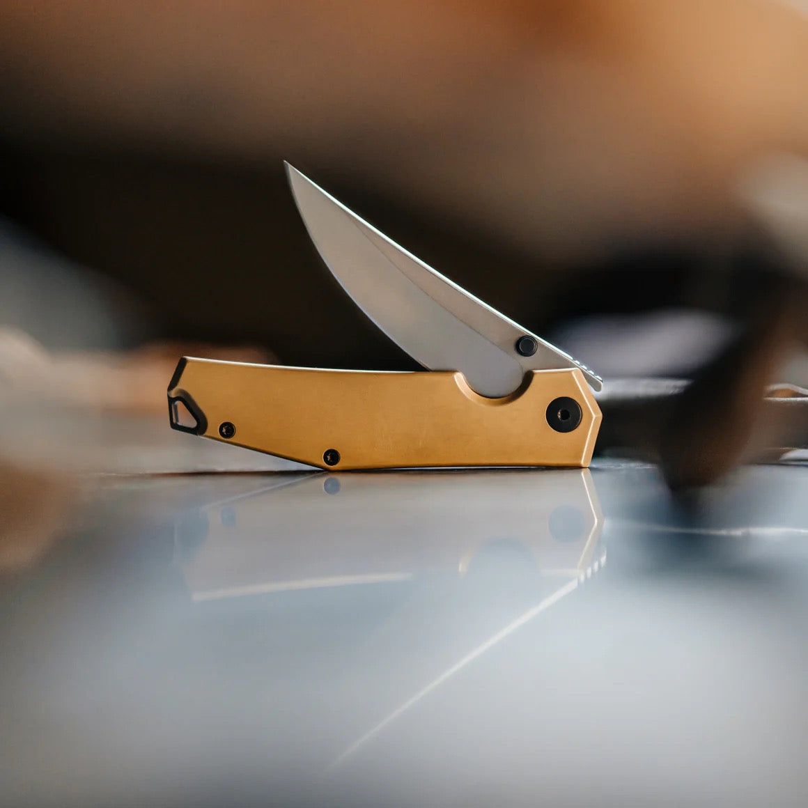 Giant Mouse ACE Clyde 3in Elmax Steel Brass Handles
