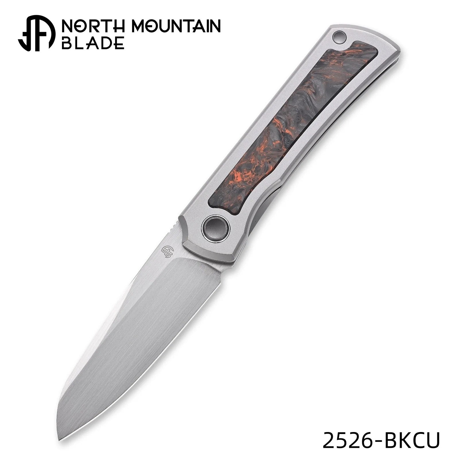 North Mountain Blade 2526-BKCU detail view 2 folding pocket knife
