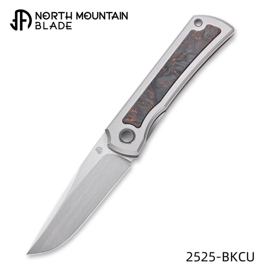 North Mountain Blade 2525-BKCU front view folding pocket knife