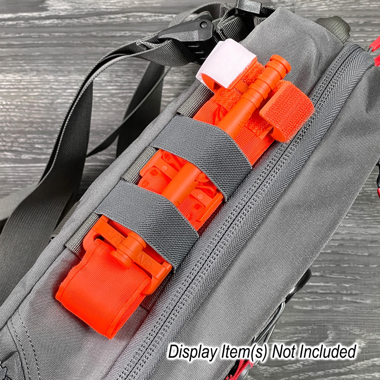 Vanquest FATPack-Pro Small Medical Backpack - Black / Red / Gray