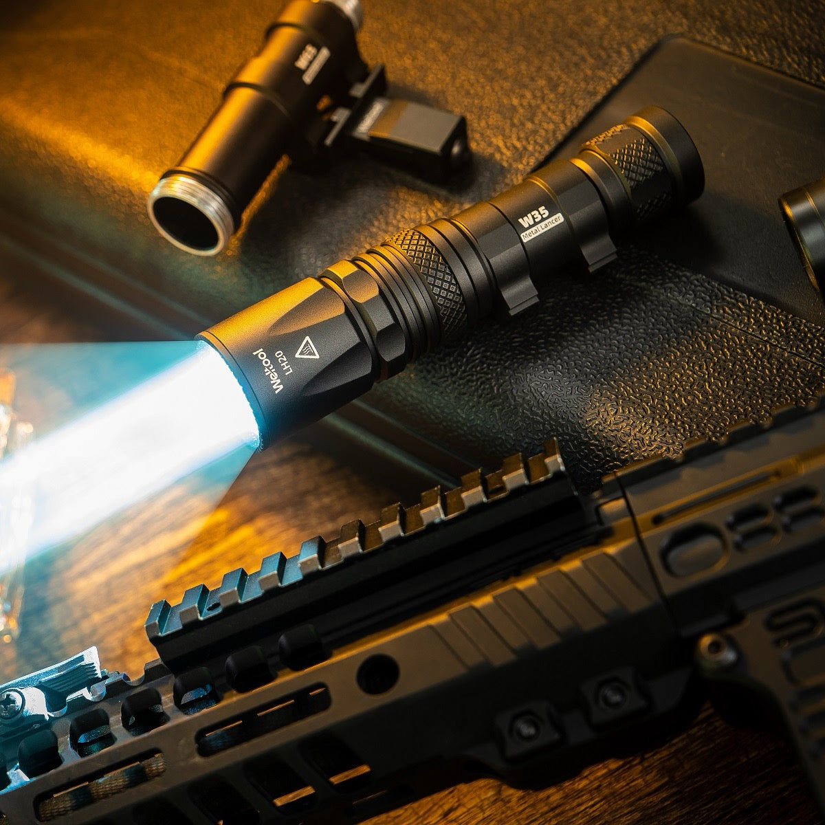 Weltool W35S LEP weapon light with 18350 battery