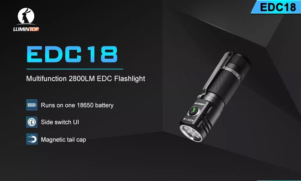 Lumintop EDC18 2800 Lumen EDC Handheld Flashlight