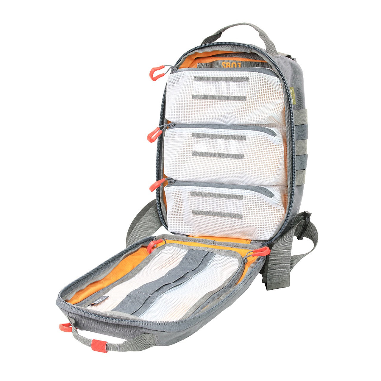 Vanquest FATPack-Pro Small Medical Backpack - Black / Red / Gray