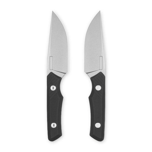 Vero Engineering Myelin Stonewash Blade Black G10 Handles