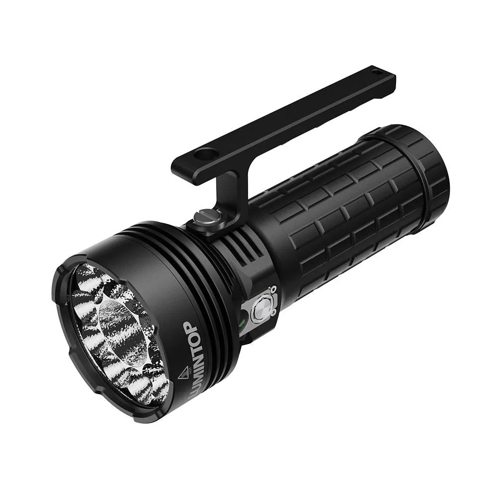 Lumintop DF11 26000 Lumen USB-C Rechargeable LED Flashlight Built-In Battery - Black / Green