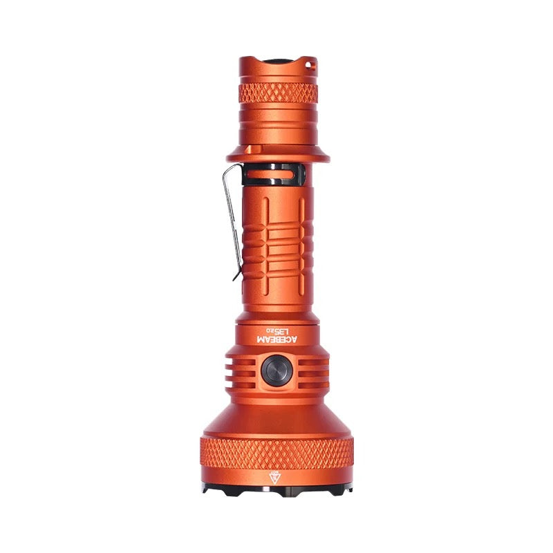 Acebeam L35 2.0 Orange 5000 Lumen Tactical Flashlight USB-C Rechargeable 21700 Battery Included