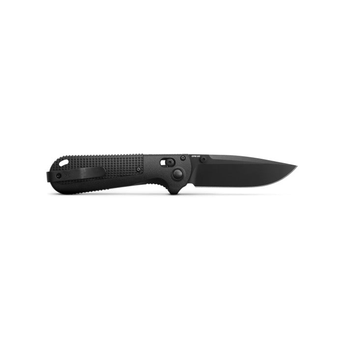 Benchmade Redoubt 430BK-02 black textured Grivory handle scales