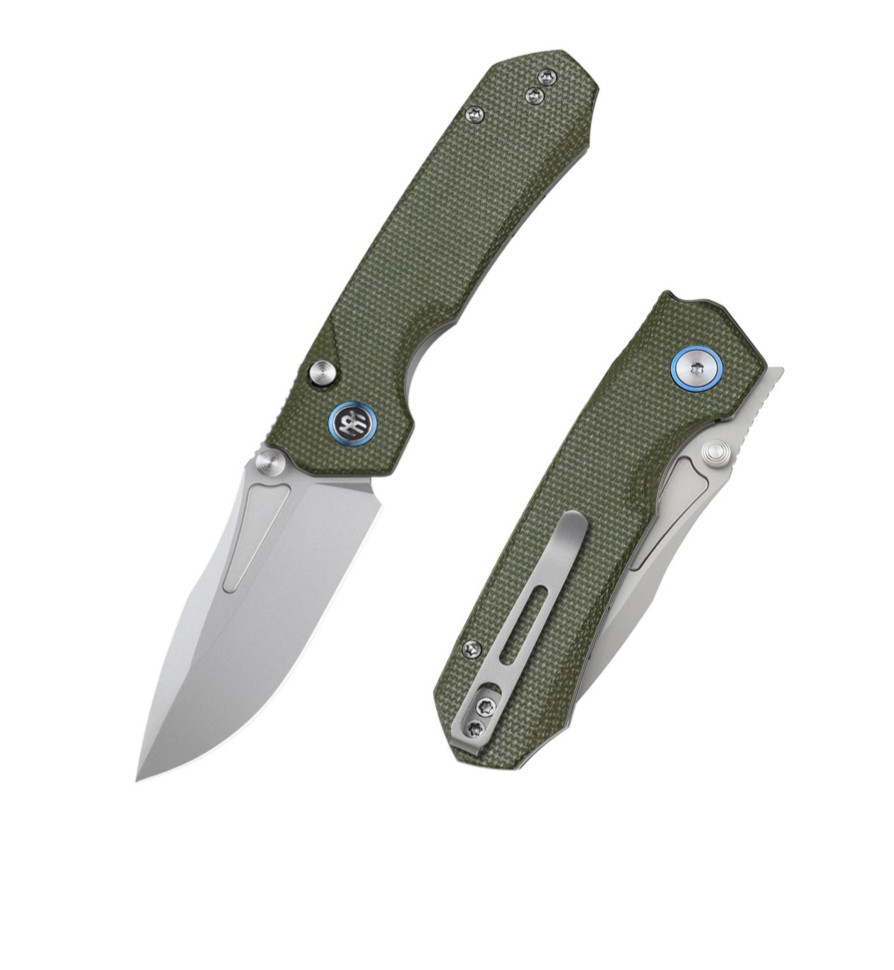 Remette Rhino Green Micarta Handle 14C28N Steel MC25A