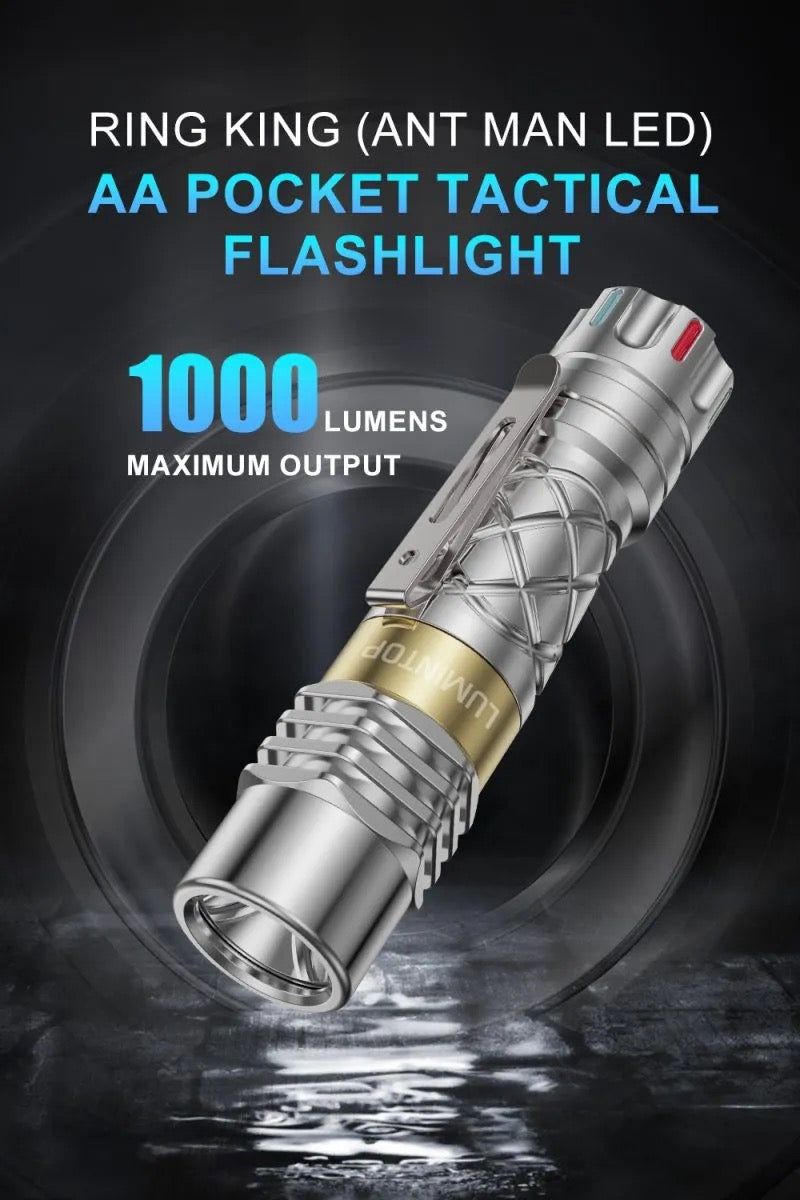 Lumintop Ring King (Ant Man LED) 1000 Lumen EDC Flashlight 1 * OSRAM LED