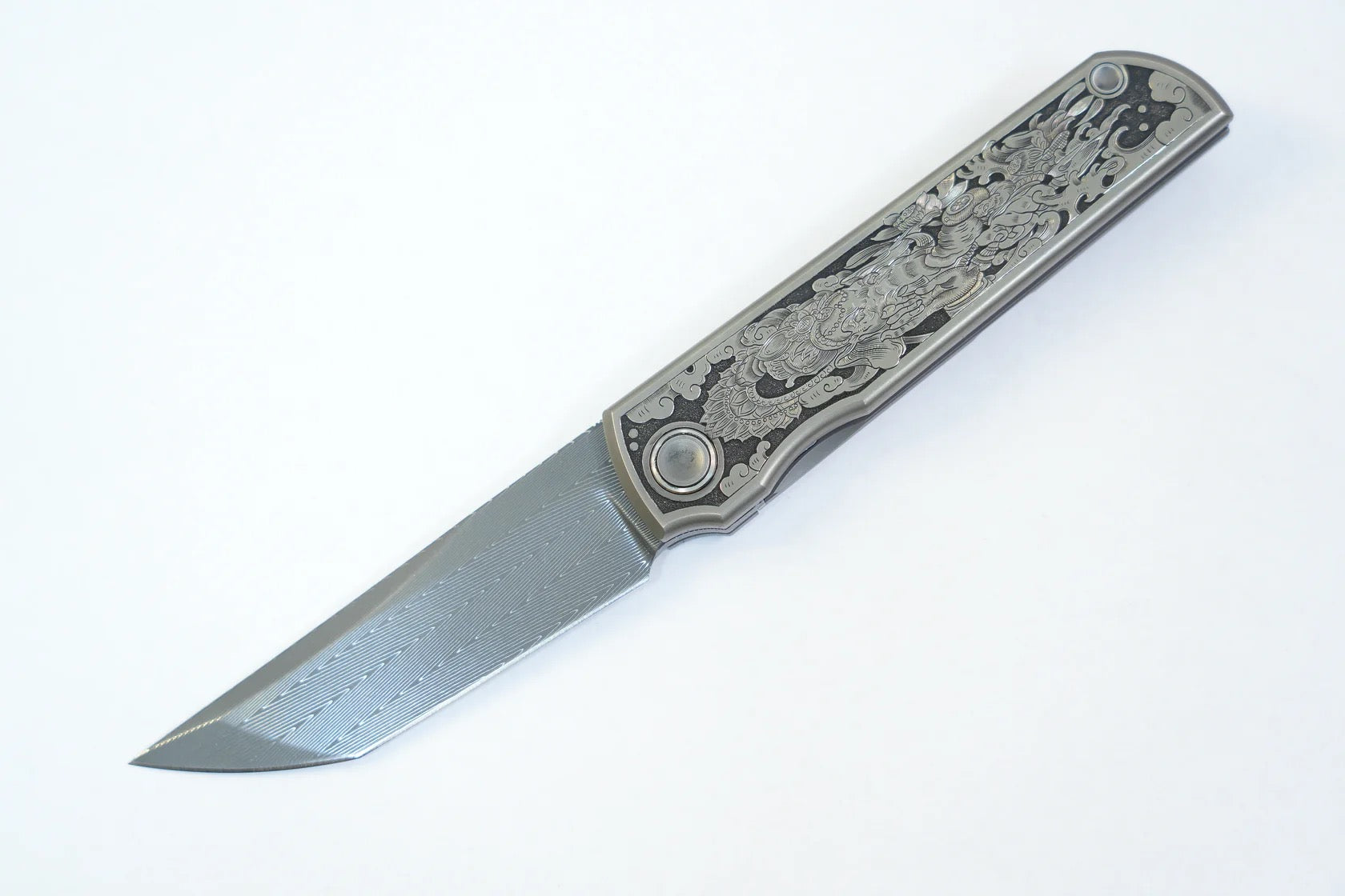 North Mountain Blade CHOP-Ganesha front view folding knife