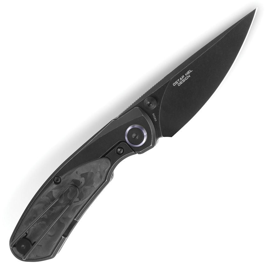 BESTECH LITO BT2307D Titanium+Carbon Fiber Inlay Handle: 2.7" M390 Blade