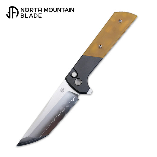 North Mountain Blade CHOP2-PEI-ThreeLayer front view folding knife
