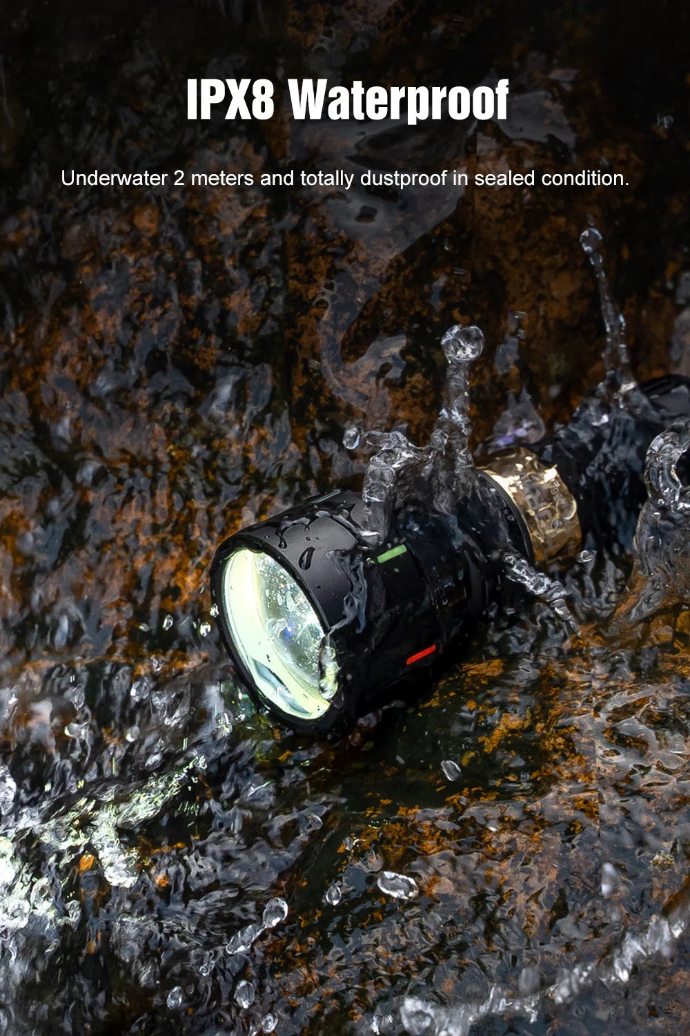 Lumintop Thor II V2 Sandblasted Titanium – 350 Lumen LEP Pocket Thrower, 738k candela (1.7 km), USB‑C Compact Torch