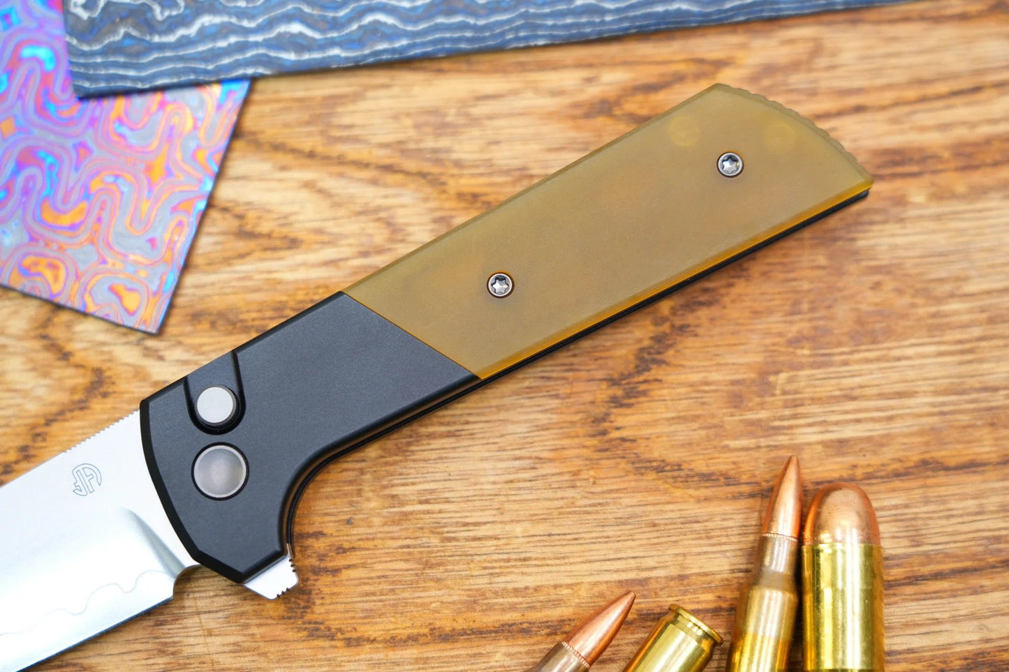 North Mountain Blade CHOP 2 PEI / Aluminum Handle SLD-Magic Forge Wave Three Layered Steel