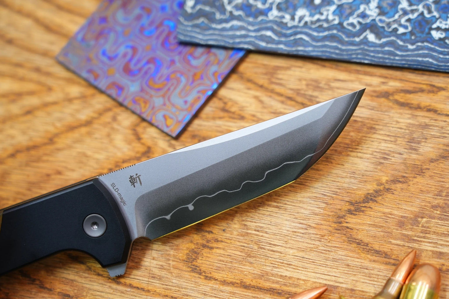 North Mountain Blade CHOP 2 PEI / Aluminum Handle SLD-Magic Forge Wave Three Layered Steel